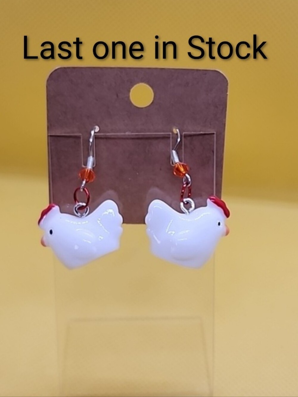 Chicken earrings